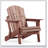 Oversize Wooden Outdoor Folding Adirondack Chair With Pre-Assembled Backrest & Seatboard, Perfect For Garden, Backyard, Porch, Pool, Deck, And Firepit-1926733627