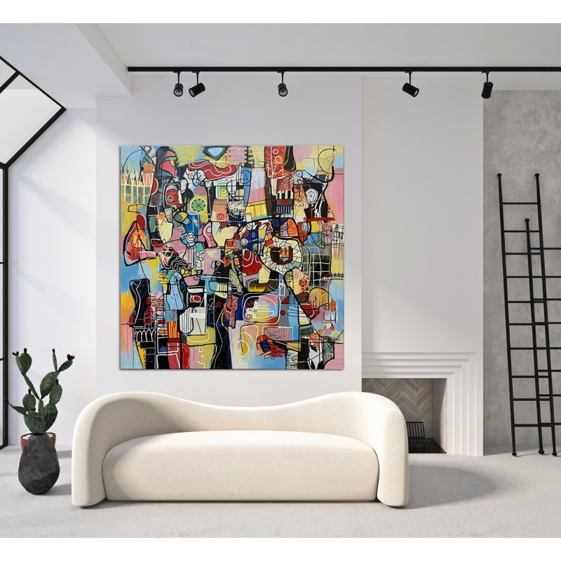 Labyrinthe de formes, H 24 po x l 24 po