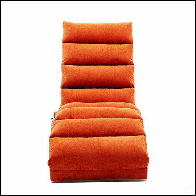 Linen Massage Chaise Lounge With Remote Control Ergonomic Design For Comfort And Relaxation In Any Room
