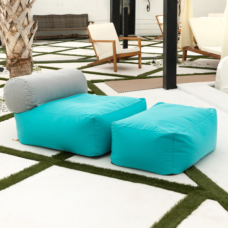 Tybee Sunbrella® Bean Bag Set – Ultimate Outdoor Lounging, Aruba
