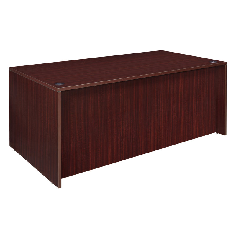 Legacy Executive Desk, 29" H x 71" W x 35" D, Mahogany