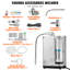 VEVOR Alkaline Water Ionizer Machine, pH 3.5-10.5 Alkaline Acidic Hydrogen Water Purifier,