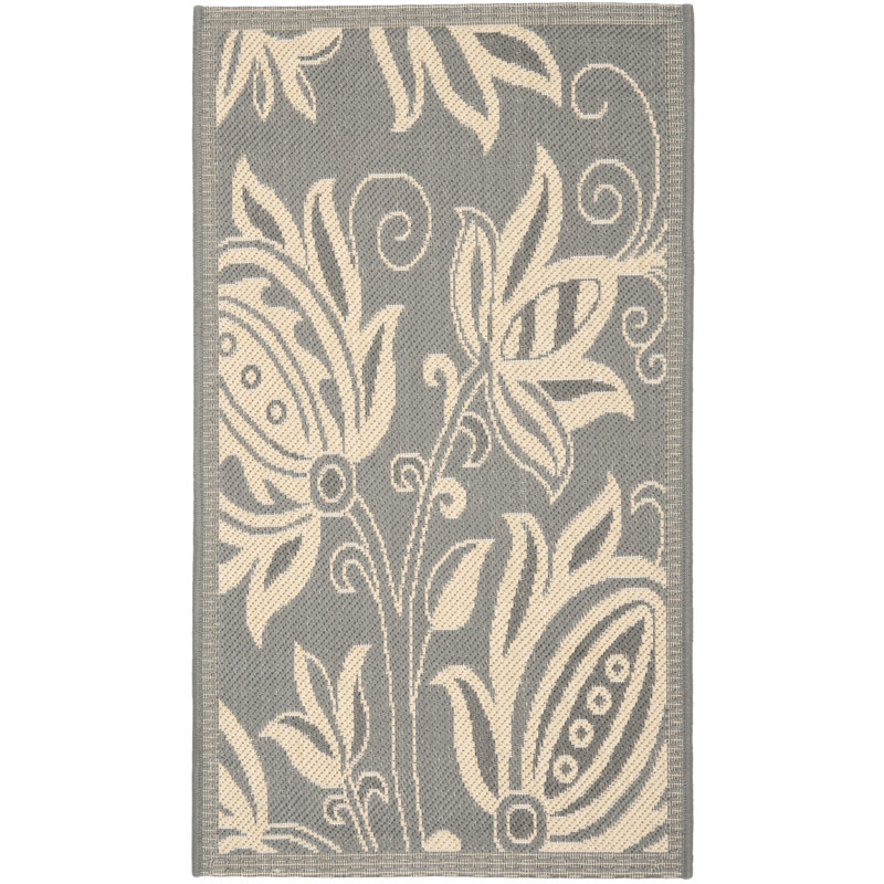 Tapis d'intérieur / extérieur à fleurs Herefordshire Performance, Rectangle 2 pi x 3 pi 7 po