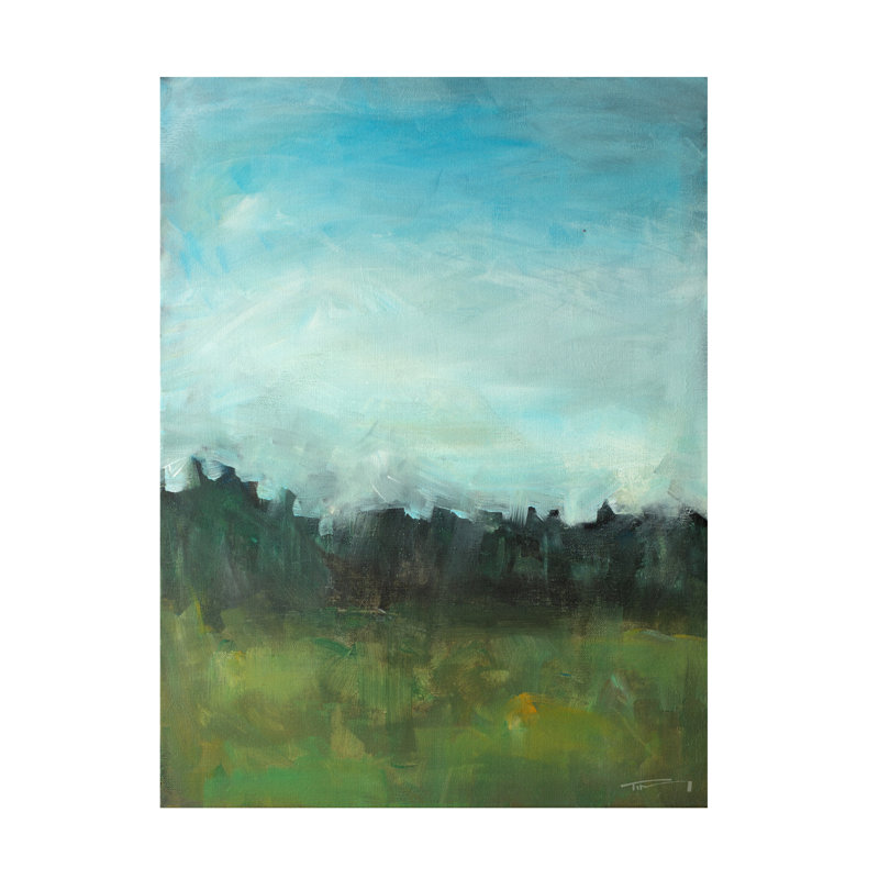Œuvre d'art sur toile ,ologic, H 18 po x l 24 po