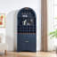 Armoire à vin arquée polyvalente avec support amovible et rangement réglable-618642981