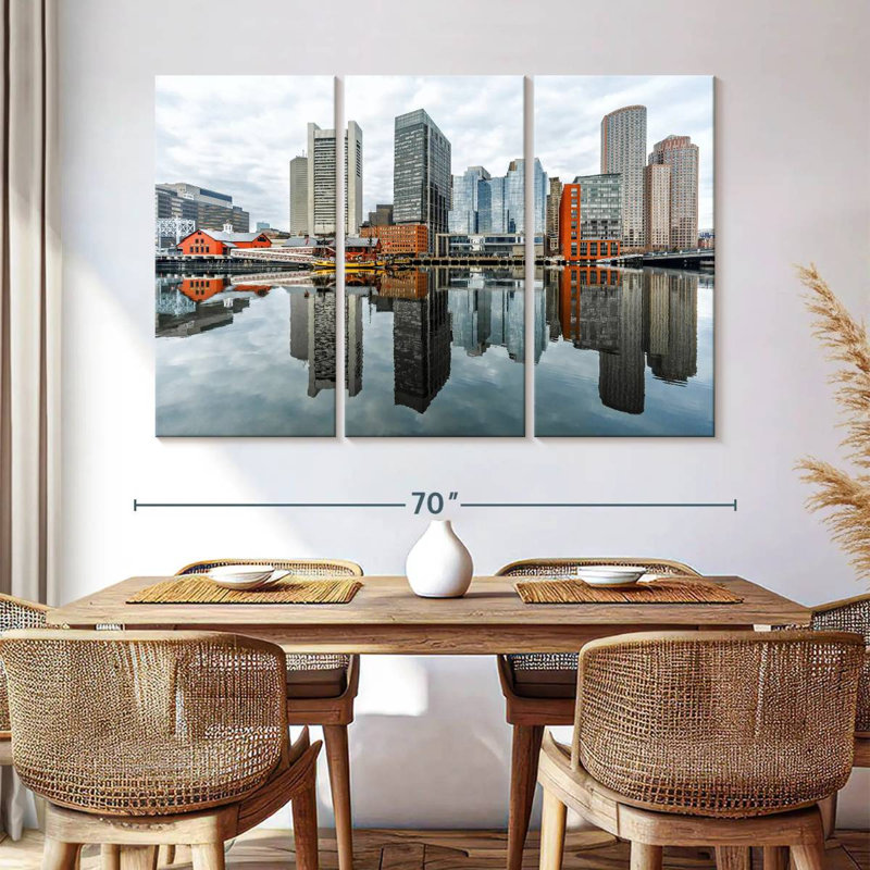 Nicci Boston Harbor View, 42" H x 65" W