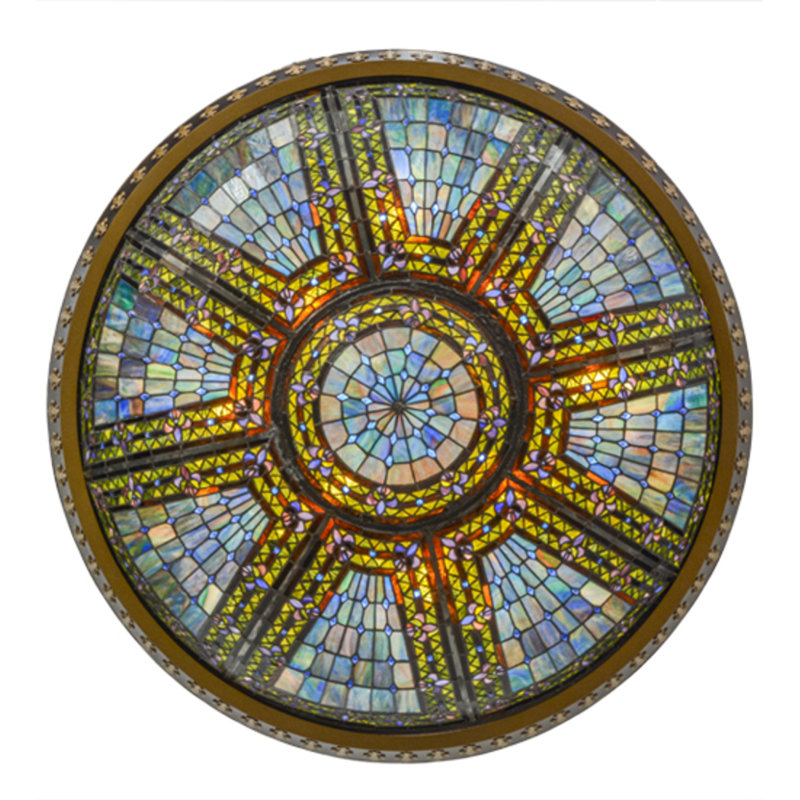 Fleur-de-lis 8 - Light Semi Flush Mount