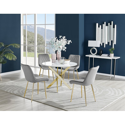 Eubanks 4 - Person Dining Set