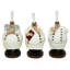 Ensemble de 3 figurines en chef Jadeown