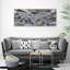 Abstraction Triangles - Wrapped Canvas Print