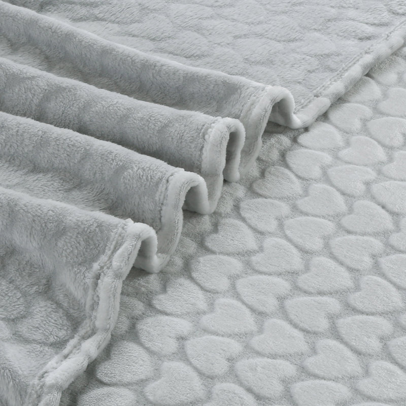Knitted Blanket, Gray 