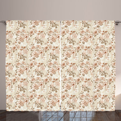 Millhouse Polyester Semi Sheer Curtain Pair