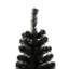 Arbre de Noël artificiel mince 7,5 pi avec base en métal pliable