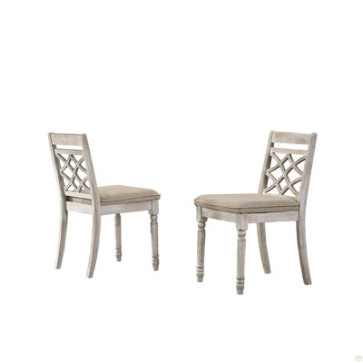 Ensemble de 2 chaises de salle à manger 19 pouces