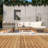 9-Piece Rattan Patio Conversation Set With Cushions-102797469