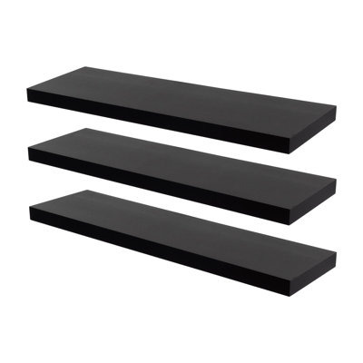 Harbour Housewares Modern Floating Wall Shelves