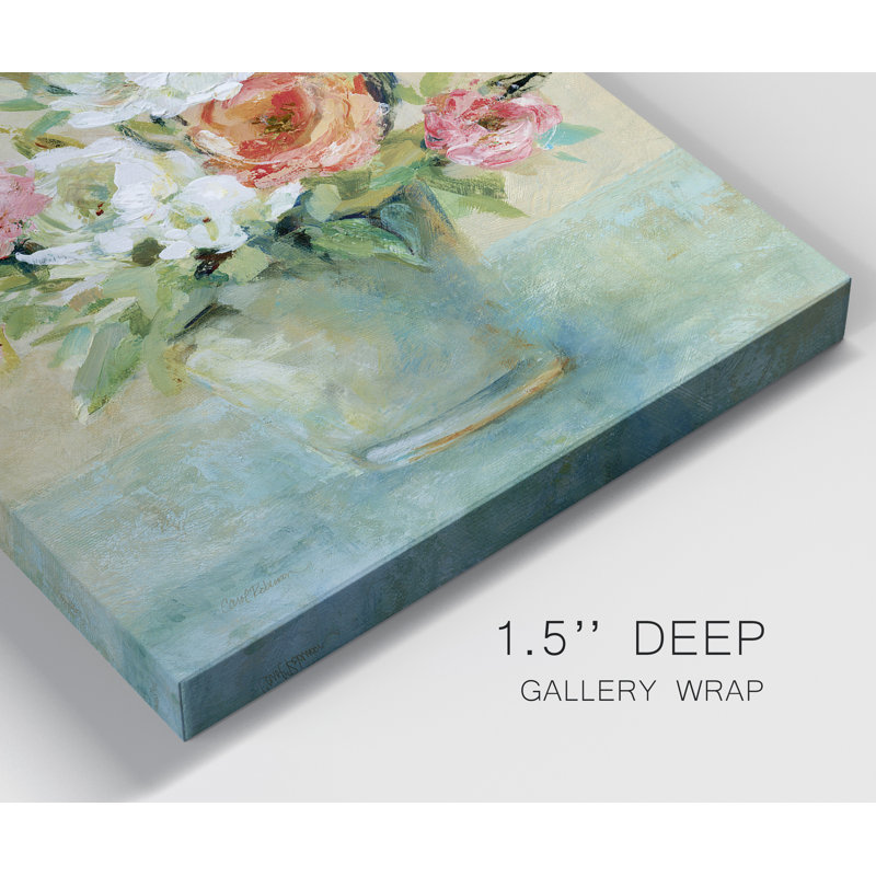 Sun Drenched Bouquet - Ensemble de 2 reproductions d'art, H 40 po x l 60 po x P 1 po, Toile tendue, Pas de tapis