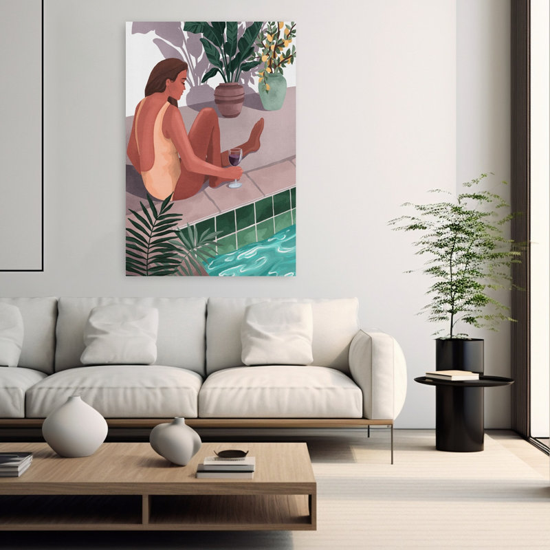 Art contemporain, 60" H x 40" W