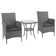 Basilica 2 Seater Bistro Set with Cushions