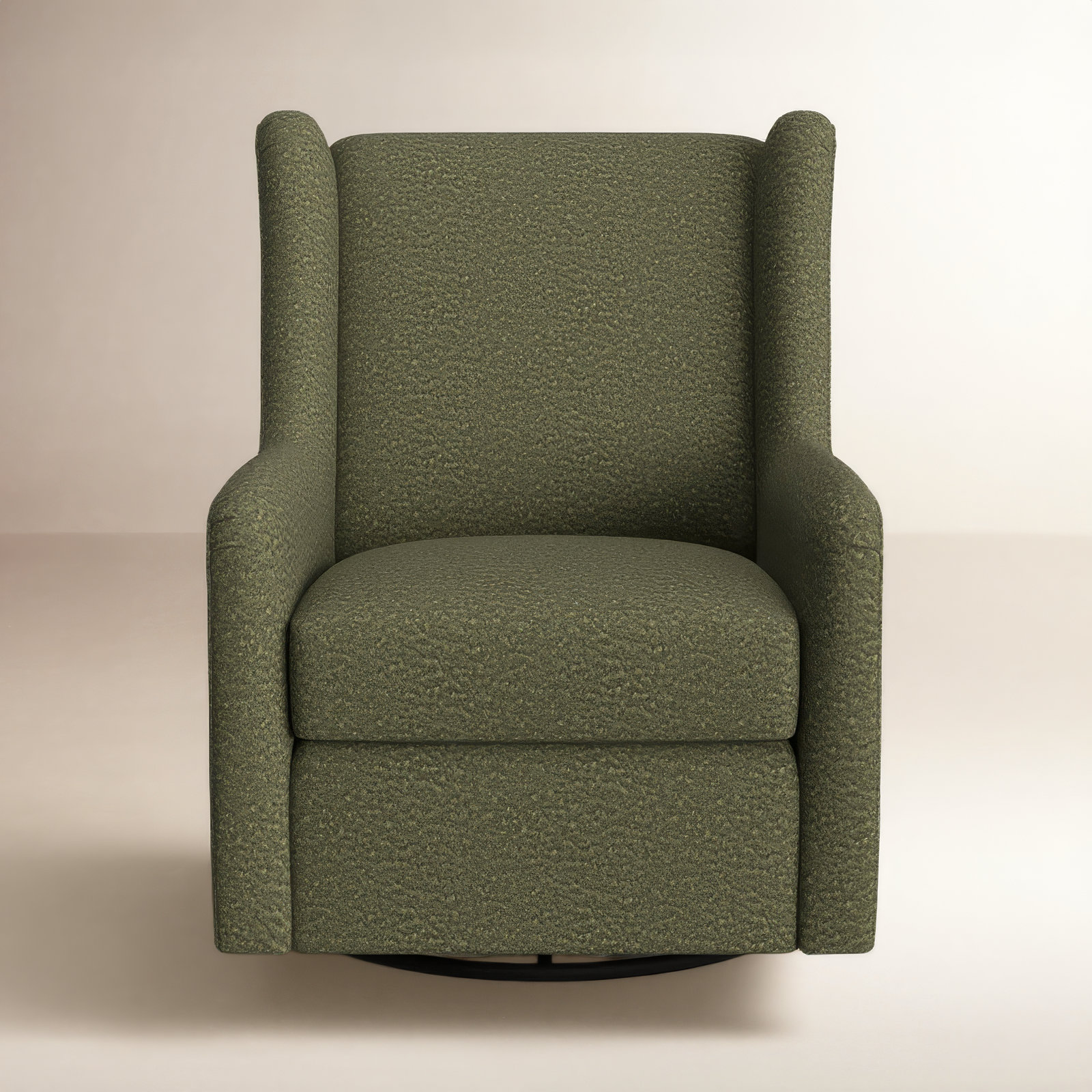 Miranda Upholstered Swivel Glider, Fiona Olive Performance