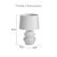 Lampe de chevet moderne H 22 po Patriana