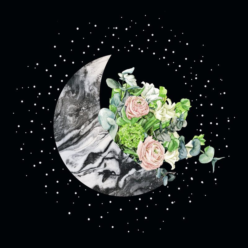 Luna I, H 12 po x l 12 po