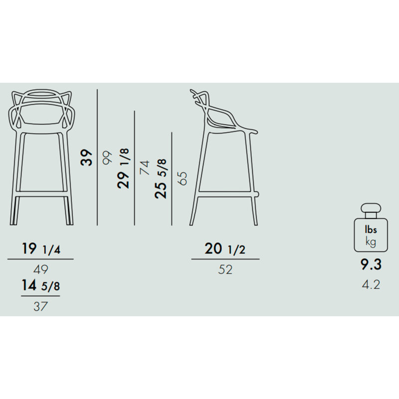 Masters Outdoor Bar Stool, Gold
