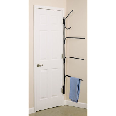 Hinge-It Clutterbuster Steel Valet Family Towel Bar