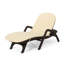 Chaise longue d'extérieur avec coussin