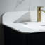 Meuble-lavabo mural moderne entièrement assemblé de 36 po avec lavabo en acrylique