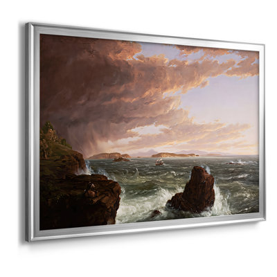 Frenchman's Bay, Mount Desert Island, Maine-Thomas Cole, toile tendue avec châssis, 1844