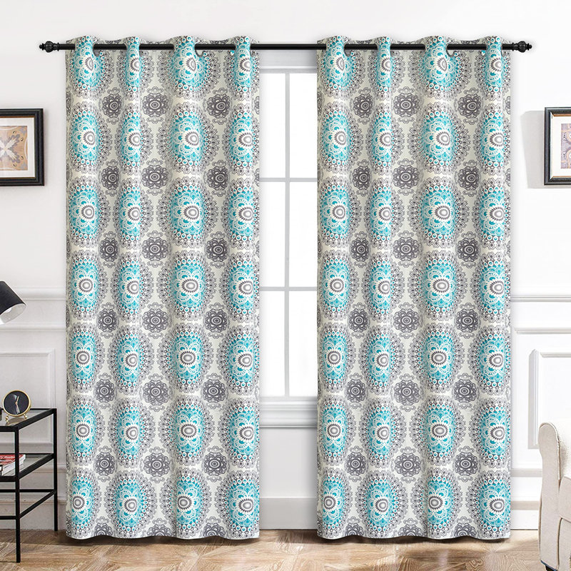Room Darkening Curtain Pair, 52" W x 90" L