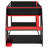 Full-Size Gaming Loft Bed with Side RGB Desk, USB Ports, Cable Grommet, LED Lights, Heavy-Duty Red Frame-151717310