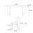 Modern simple rectangular home dining table sets-103109864