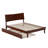Phoenix Wood Platform Bed with Trundle-891028853-891028857