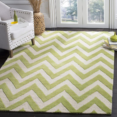 Tapis en laine touffeté à la main Sanyla