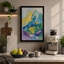 Geometric Abstraction Abstract 1 Piece Wrapped Canvas Wall Art-103368459-103368460