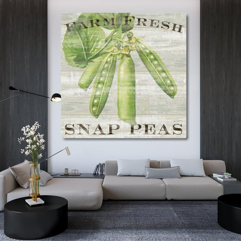 Art sur toile tendue par Gracie Oaks, Schlabach, Sue, Farm Fresh Peas 20841, H 36 po x l 36 po