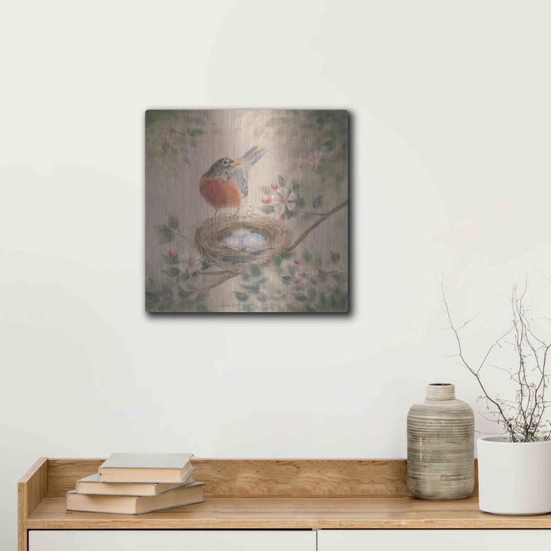 «Spring Eggs» par Pam Britton, H 12 po x l 12 po
