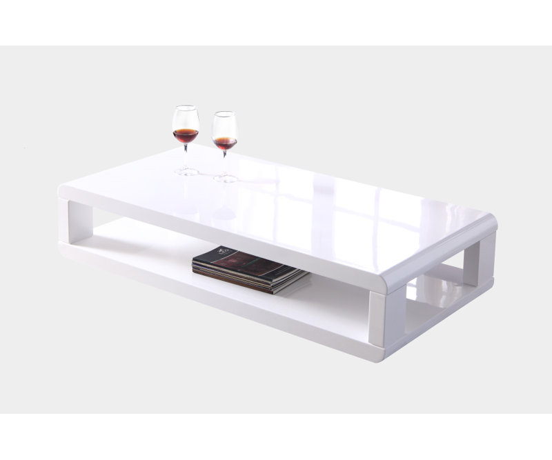 48" Modern Haven Coffee Table with Shelf