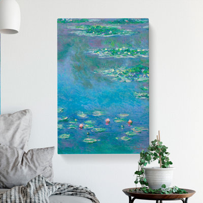 Water Lilies Lily Pond Vol.35 by Claude Monet - Wrapped Canvas