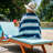 Aston & Arden Pinstriped 100% Cotton Beach Towel 35x70-80322090
