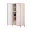 Garde-robe finition mauve clair