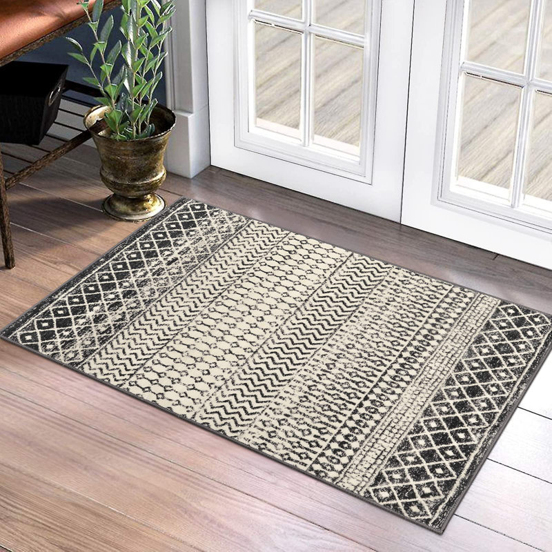 Rectangle Colvert Rectangle 2' X 3' Area Rug with Non-Slip Backing