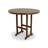 POLYWOOD Captain 2 - Person Patio Dining Set with Round Table , Cushions Included-16839194-16839199