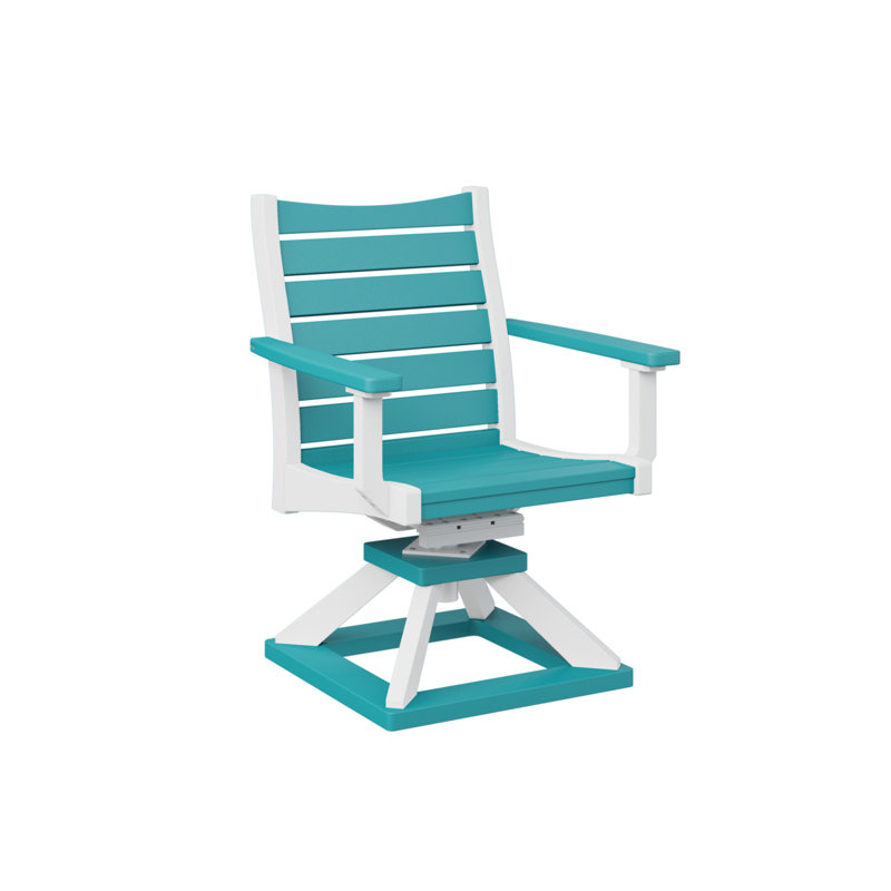  Chaise berçante Bristol, Bleu Aruba