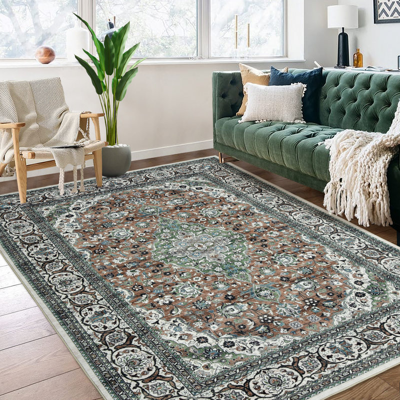 Tapis Runa avec envers antidérapant, Rectangle 5 pi x 7 pi