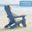 All Weather Outdoor Folding AdirondackChair (Set of 4)-96213314