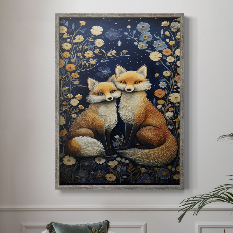 ANIMALS Series CDLxxix, reproduction encadrée - bois massif, H 11 po x l 9 po