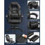 Songmics Adjustable Reclining Ergonomic Faux Leather Swiveling PC & Racing Game Chair with Footrest-105704046